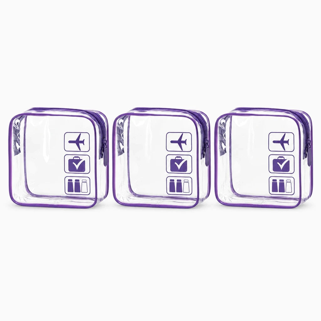 Ensemble de trousse de toilette pour avion cabine avec trois compartiments séparés par catégorie