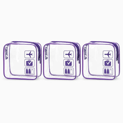 Ensemble de trousse de toilette pour avion cabine avec trois compartiments séparés par catégorie
