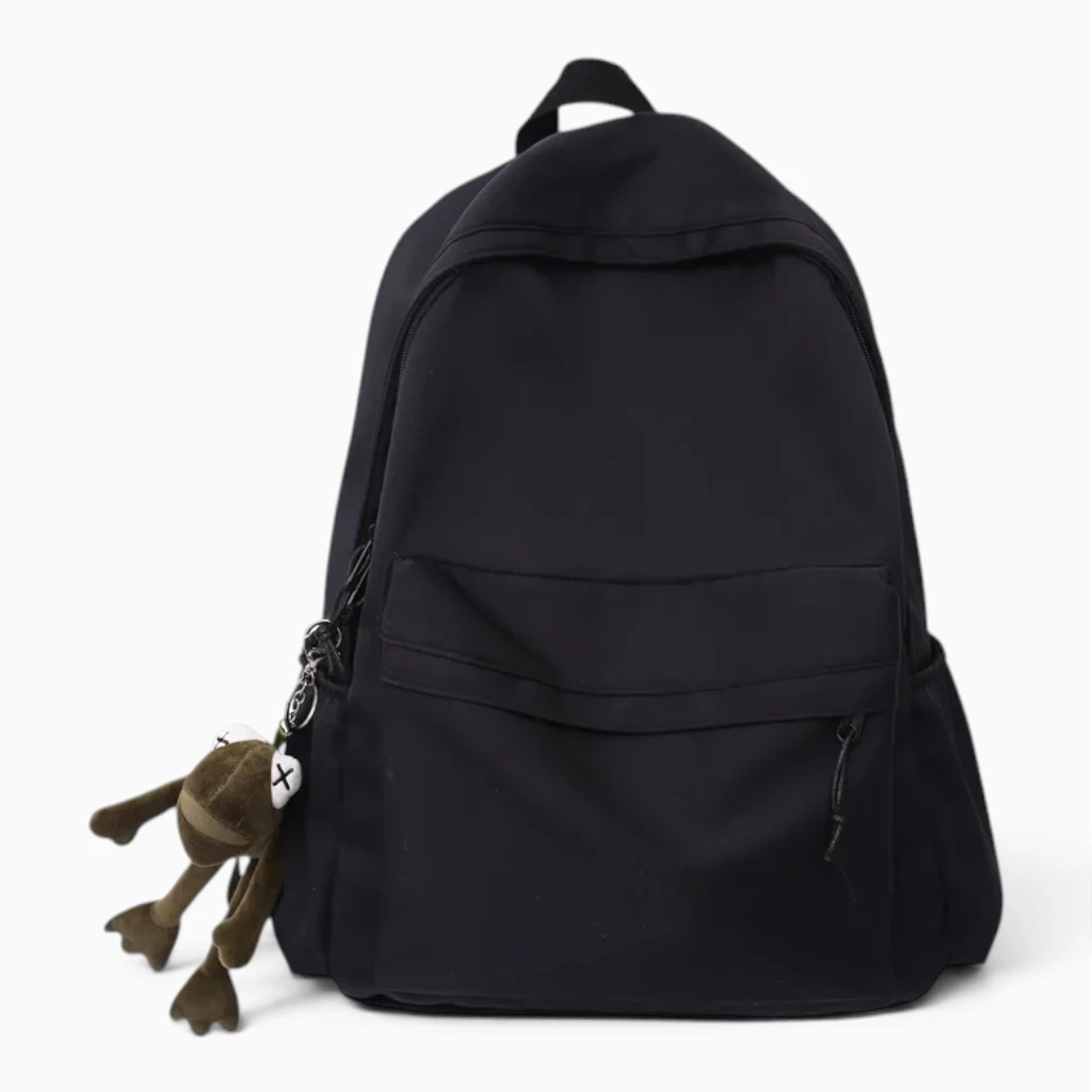 Bagage cabine sac à dos ouvert révélant la doublure intérieure et les poches organisées pour laptop