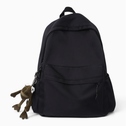 Bagage cabine sac à dos ouvert révélant la doublure intérieure et les poches organisées pour laptop