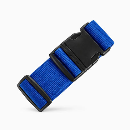 Détail de la boucle à dégagement ajustable pour fermer une valise