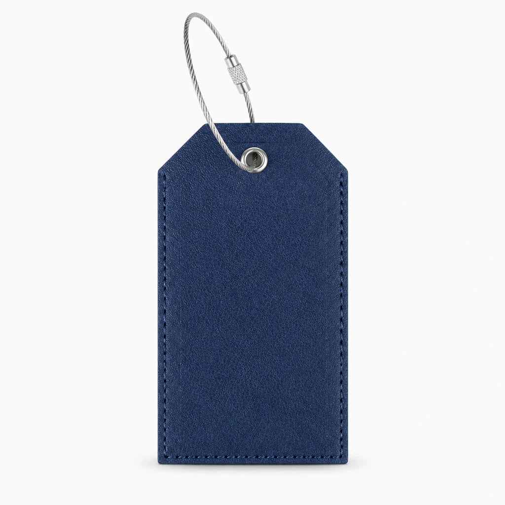 Valise maquillage compacte avec étiquette de bagages en cuir PU attachée