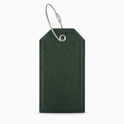 Valise de maquillage fermée avec accessoire d'étiquetage discret de couleur unie