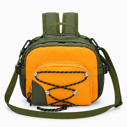 Mini sac à dos femme noir structuré, parfait pour la randonnée et les déplacements courts