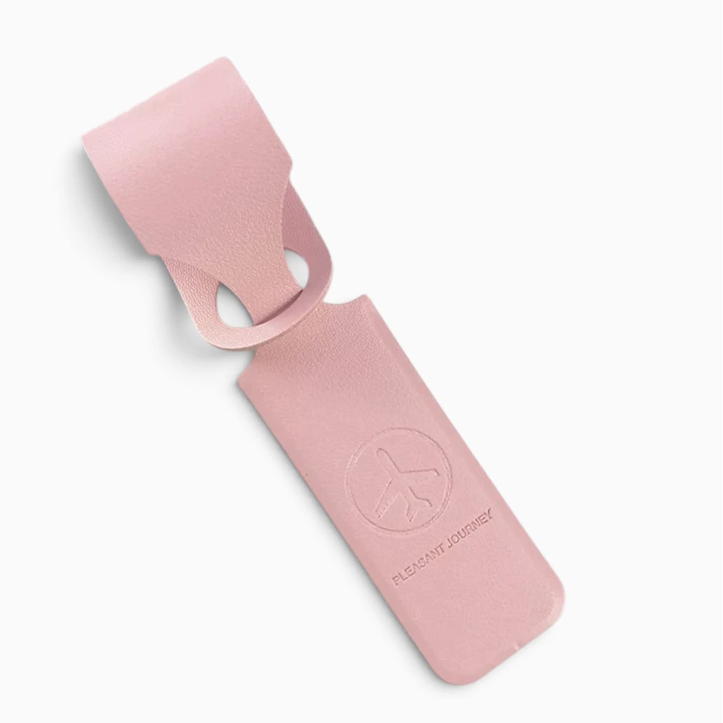 Identification bagage en matière PU avec fenêtre transparente