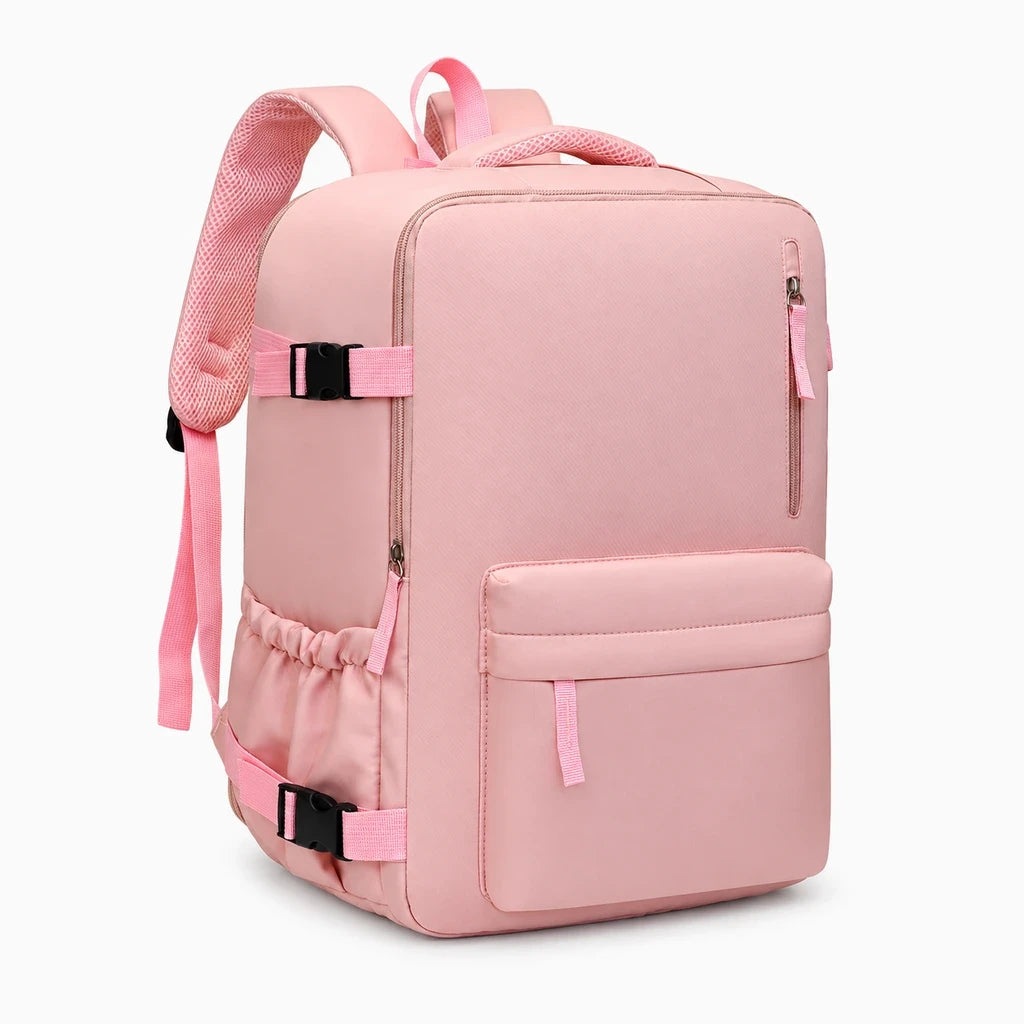 Sac à dos de travail compact bleu marine adapté aux bagages cabine