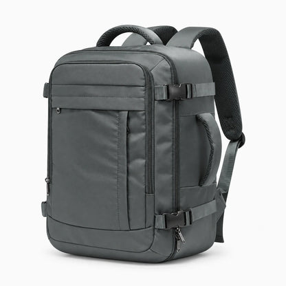 Détail des rangements extérieurs du sac a dos cabine 40x30x20 pour organiser les petits objets
