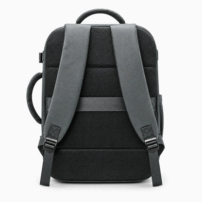 Sac à dos gris clair cabine 40×30×20 mains libres, prêt pour embarquement avion