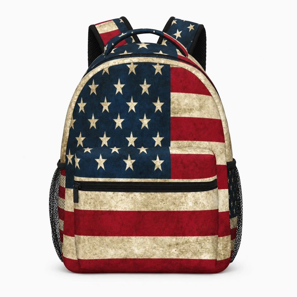 Sac à dos primaire à motif graphique avec toile textile résistante, idéal pour l'école et les trajets quotidiens