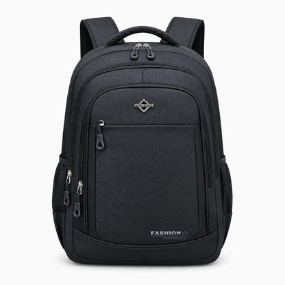 Sac à dos compact avec poignée de transport et finitions ton sur ton