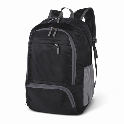 Sac à dos randonnée compact plié en coloris neutre