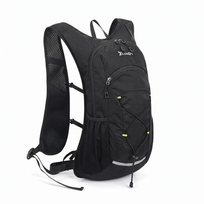 Ouverture principale et compartiments intérieurs du sac running