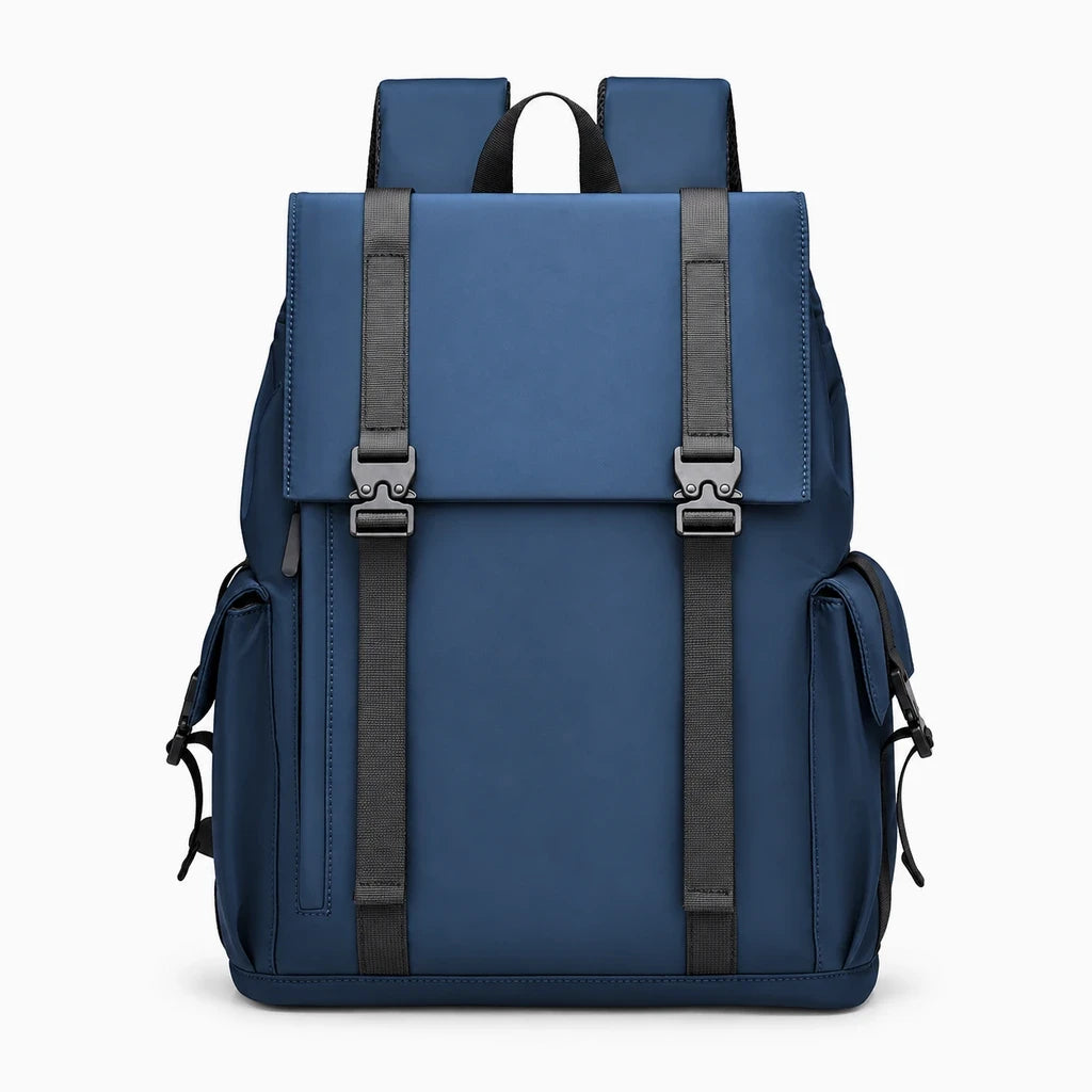 Sac à dos urbain homme gris avec compartiment ordinateur portable