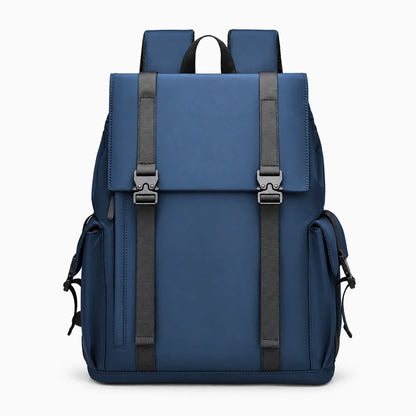 Sac à dos urbain homme gris avec compartiment ordinateur portable