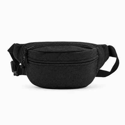 Sac de hanche compact marron en velours, idéal pour les sorties urbaines