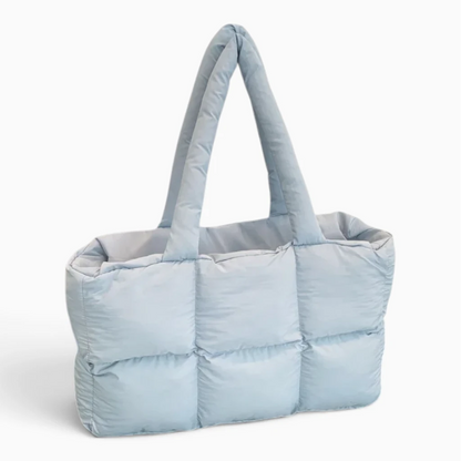 Sac bandoulière femme marron avec lanière ajustable, vue latérale