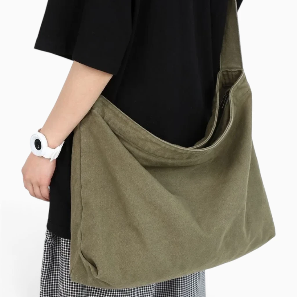 Détail de la bandoulière et de la structure du sac cabas pour cours, parfait pour le quotidien