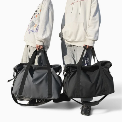 Sac pour voyage en avion vue détail de la bandoulière ajustable