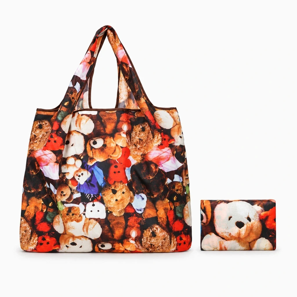 Sac pliable aux poignées ergonomiques, structure légère et pliable pour un rangement pratique