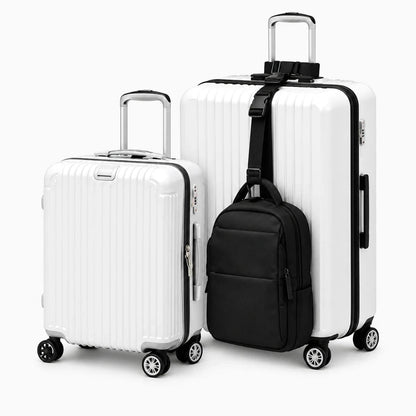 Sangle de bagage élastique s'adaptant à différentes formes de valises souples et rigides