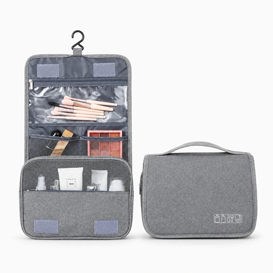 Trousse de toilette femme grand format pliable en plusieurs coloris